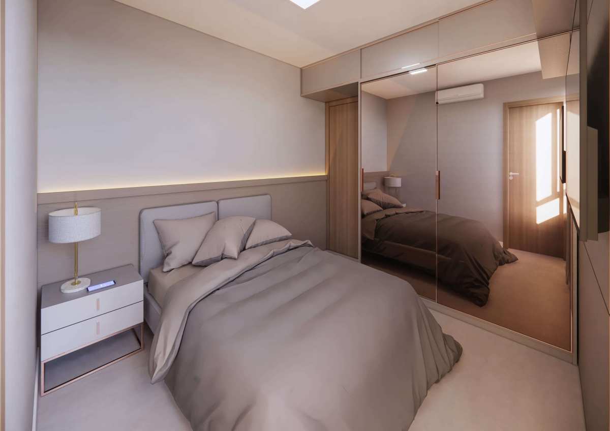  - Flat à venda, com 1 quarto, 20m²